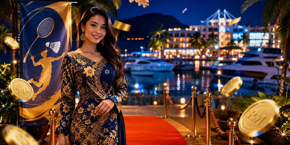 Suasana kasino hiburan gaya batik Langkawi Malaysia
